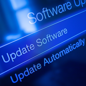 Ekran komputera zrób aktualizację oprogramowania