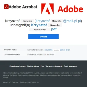 Przykładowy Phising